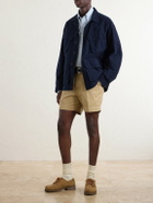 Drake's - Jungle Cotton-Ripstop Overshirt - Blue