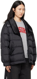 UNDERCOVER Black Contrast Down Jacket