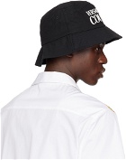 Versace Jeans Couture Black Logo Bucket Hat