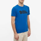 Fjällräven Men's Logo T-Shirt in Alpine Blue