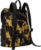 Versace Jeans Couture Black & Gold Iconic Backpack