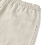 Barena - Cotton-Twill Drawstring Trousers - White