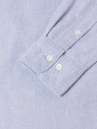 Hartford - Button-Down Collar Cotton Oxford Shirt - Blue