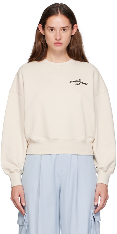 Photo: AMIRI Beige 'Amiri Resort Club' Sweatshirt