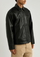 Carhartt Wip Detroit Faux Leather Jacket Black