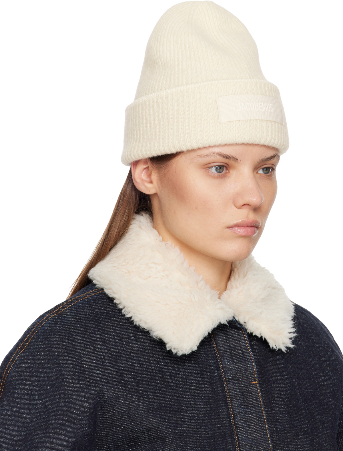 JACQUEMUS Off-White La Casa 'The Gros Grain' Beanie