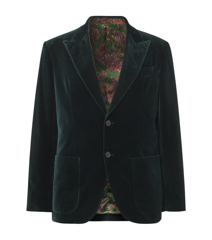 Photo: Etro Cotton velvet blazer