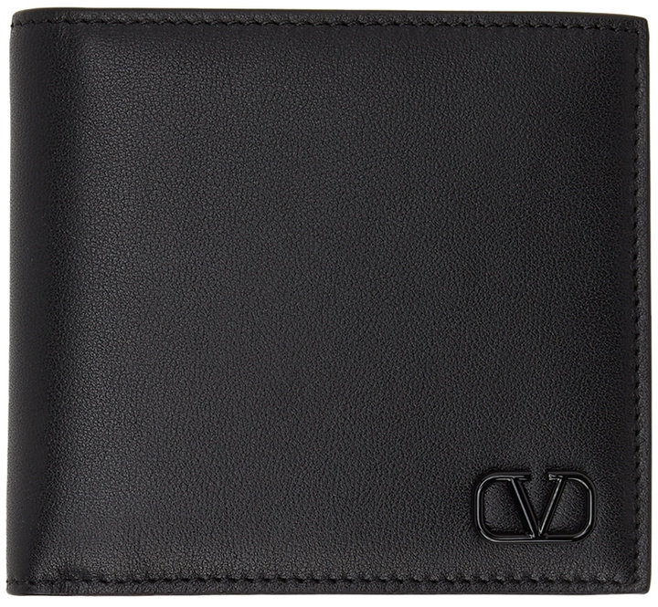 Photo: Valentino Garavani Black VLogo Bifold Wallet