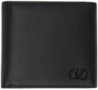 Valentino Garavani Black VLogo Bifold Wallet