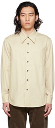 DRAE SSENSE Exclusive Beige Pocket Shirt