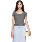 FLORE FLORE SSENSE Exclusive Gray Lulu Baby T-shirt