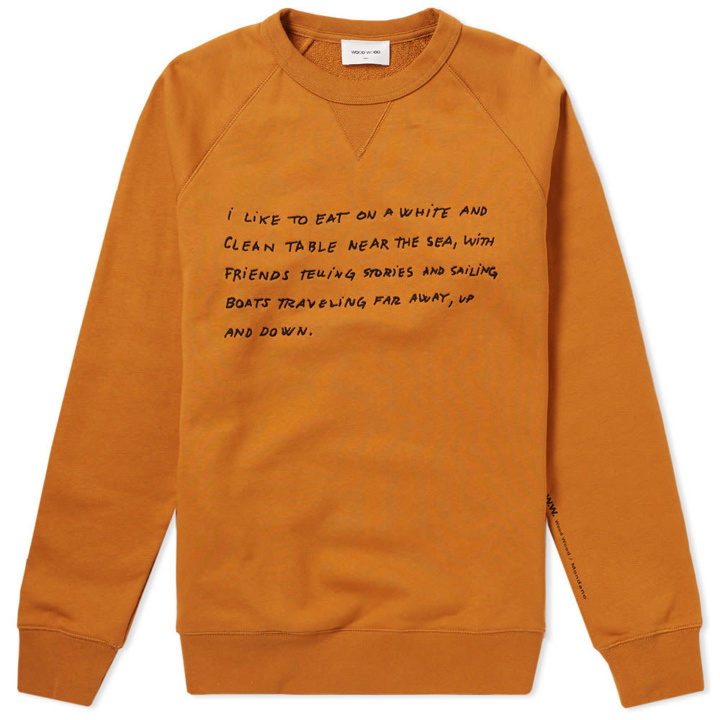 Photo: Wood Wood Hester Crew Sweat Orange