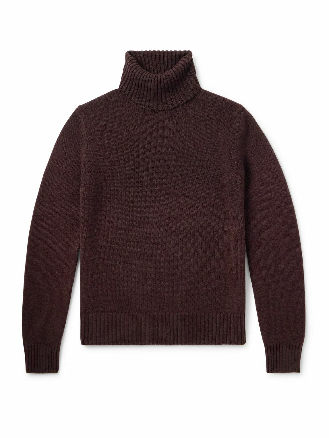 TOM FORD - Cashmere Rollneck Sweater - Brown