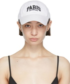 Balenciaga White Paris Cap