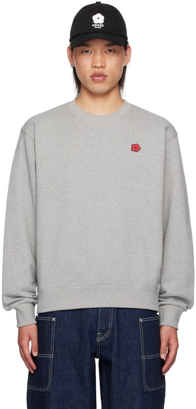 Photo: Kenzo Gray Kenzo Paris Boke Flower Sweatshirt