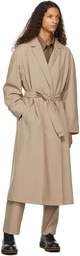 Lemaire Beige Soft Trench Coat