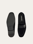 Ferragamo Mens Gancini loafer in Black