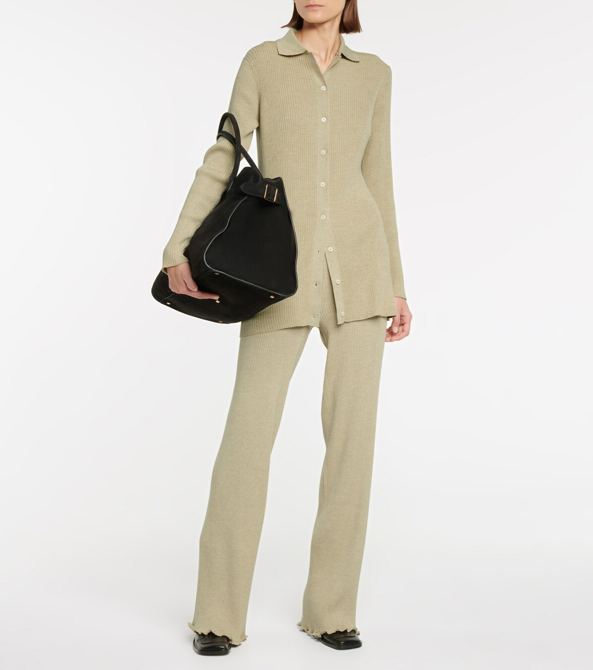 The Row - Margaux 17 suede tote The Row
