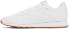 Reebok Classics White Classic Leather Sneakers