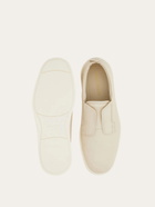 Ferragamo Mens Slip-on sneaker in White