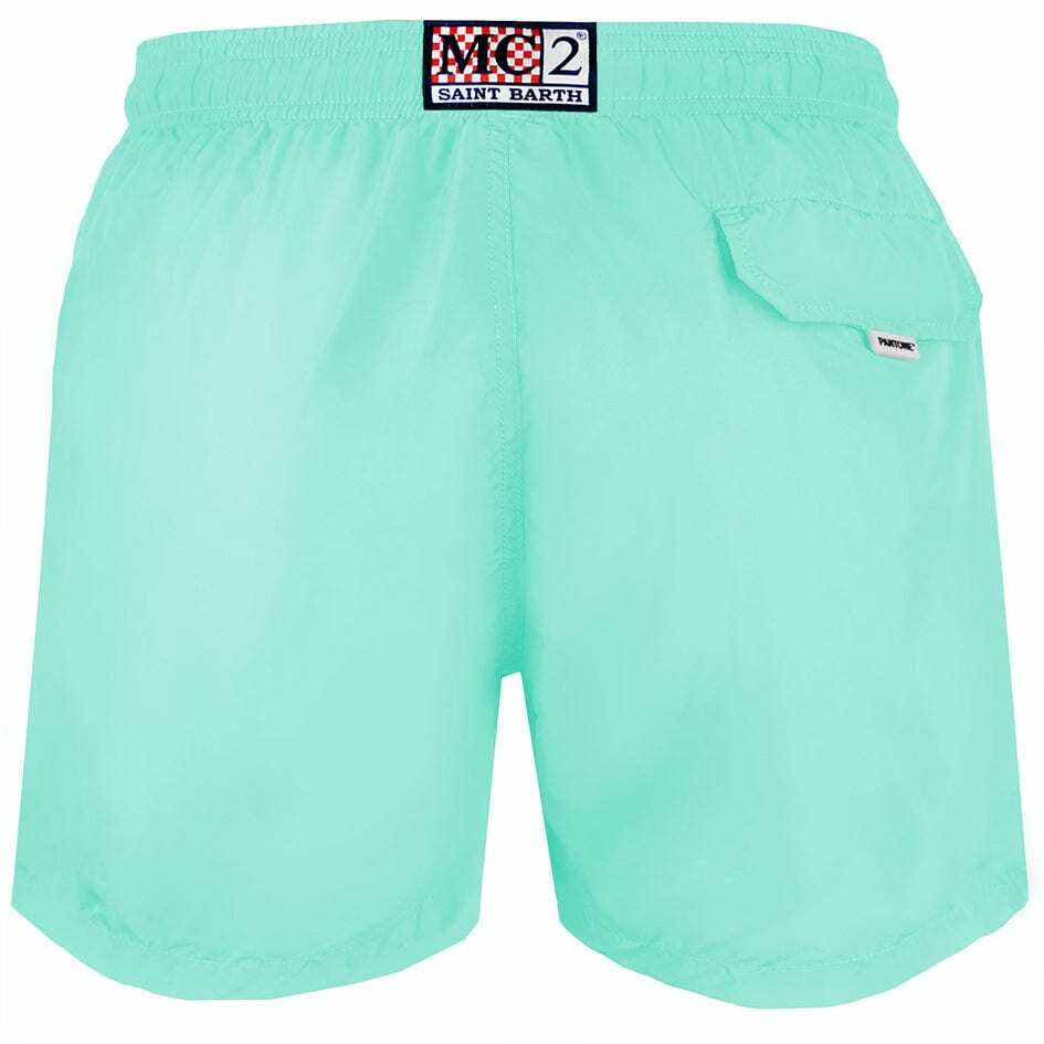 MC2 Saint Barth Man Water Green Swim Shorts | Pantone® Special Edition