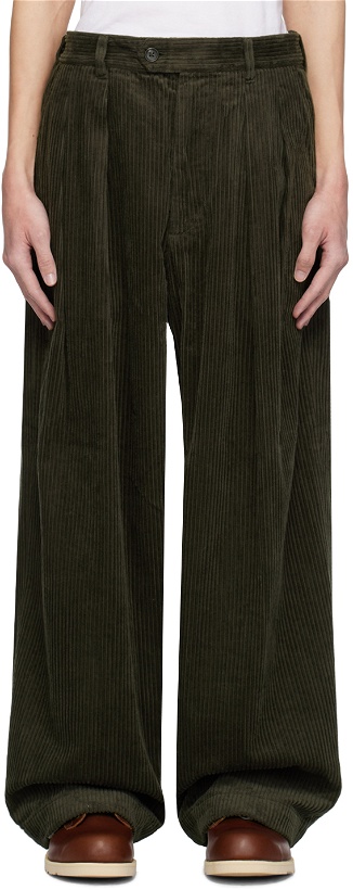 Photo: Engineered Garments Green Oxford Trousers