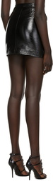 Courrèges Black Cut-Out Short Skirt