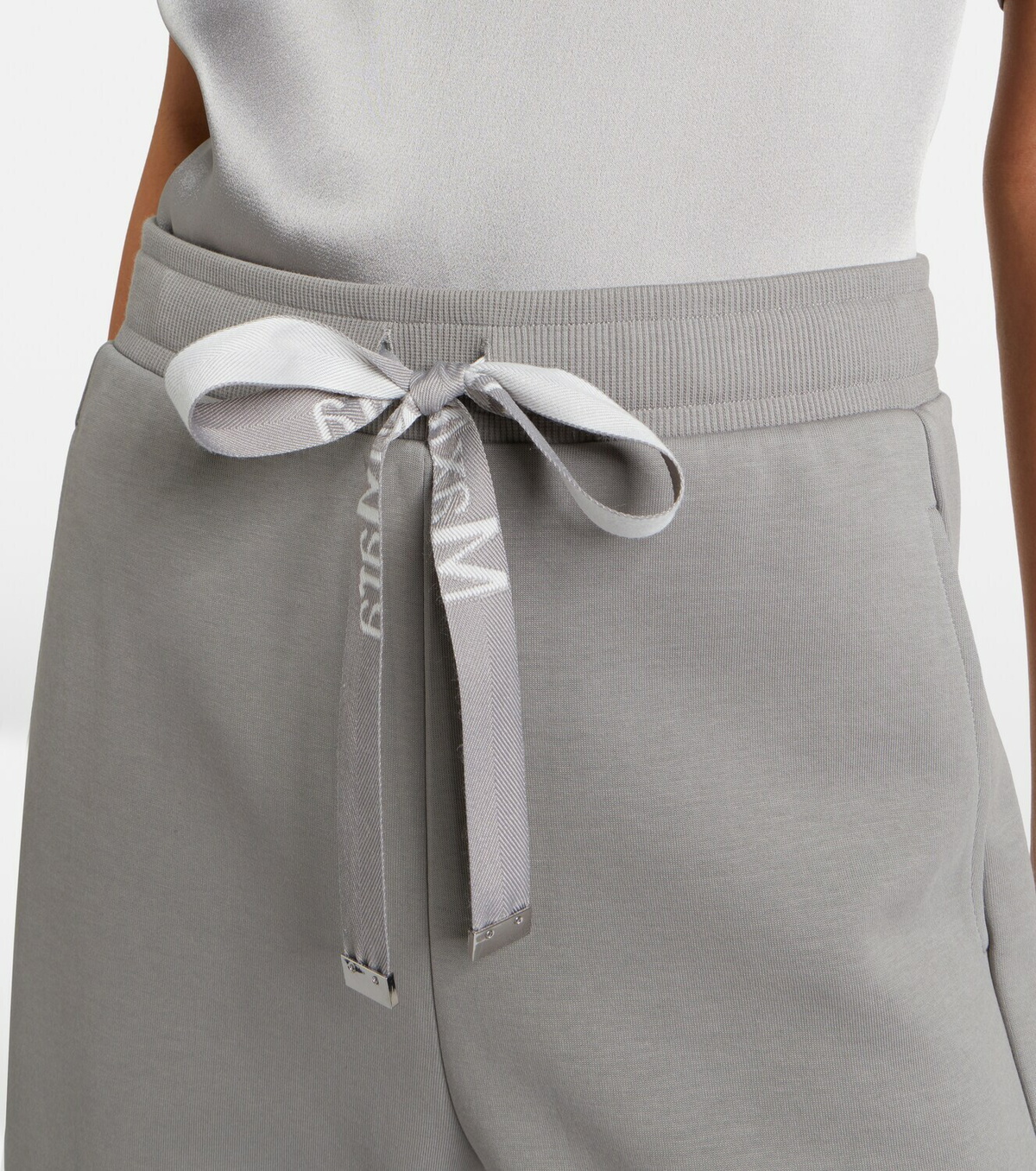 'S Max Mara Cotton-blend wide-leg sweatpants
