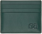 Valentino Garavani Green VLogo Signature Card Holder