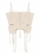 Elena Velez Keyhole Corset Top