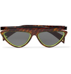 Fendi - D-Frame Logo-Print Acetate Sunglasses - Tortoiseshell