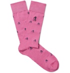 London Sock Co. - Home Six-Pack Stretch Cotton-Blend Socks - Multi