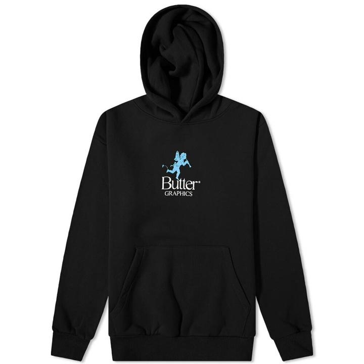 Photo: Butter Goods Men's Pixie Logo Hoody in Black