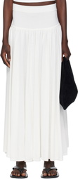 Loulou de Saison Off-White Romy Maxi Skirt