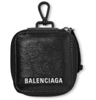 Balenciaga - Arena Logo-Print Creased-Leather Pouch - Black