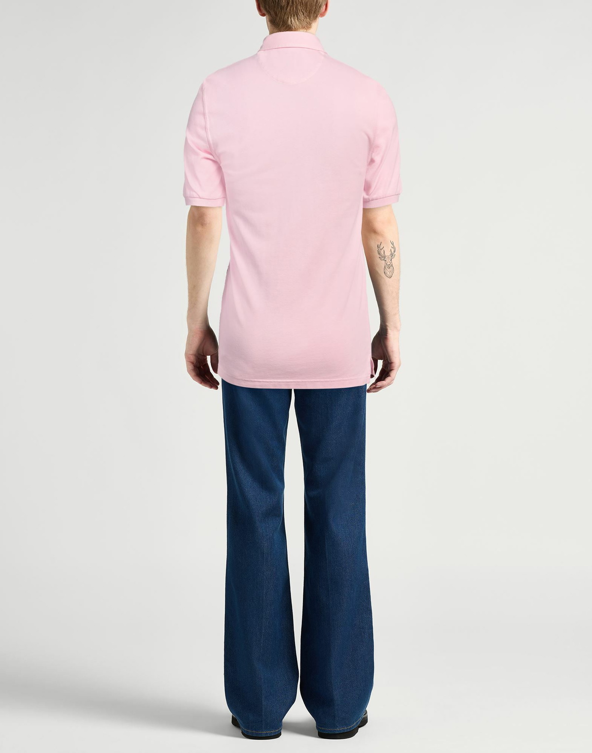 Fedeli Mens Polo shirt in Pink