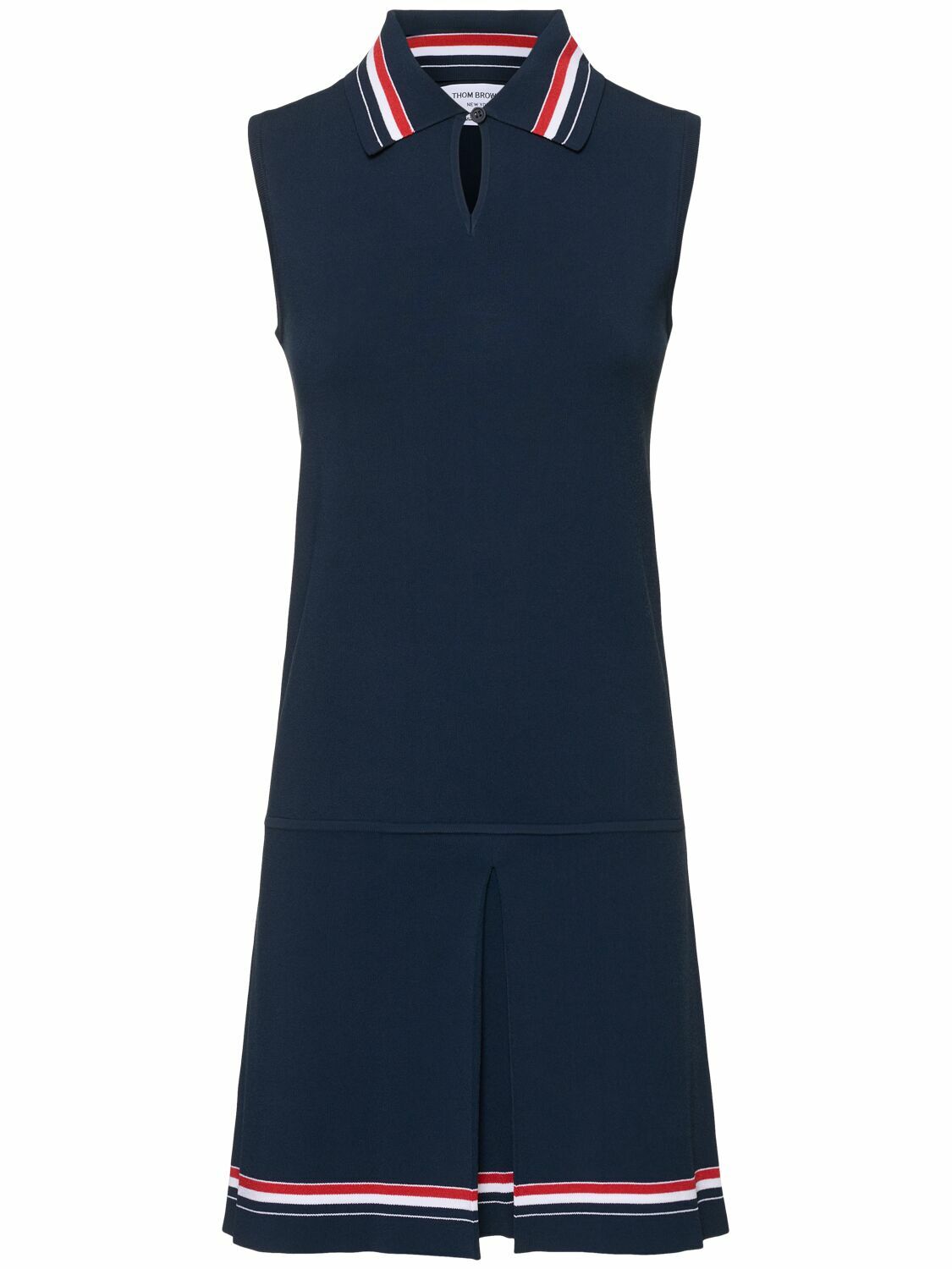 Thom Browne 'Tennis' Dress In Navy Viscose Blend Women