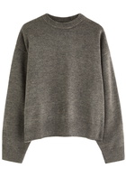 Mki Miyuki Zoku Logo-embroidered Knitted Jumper Grey
