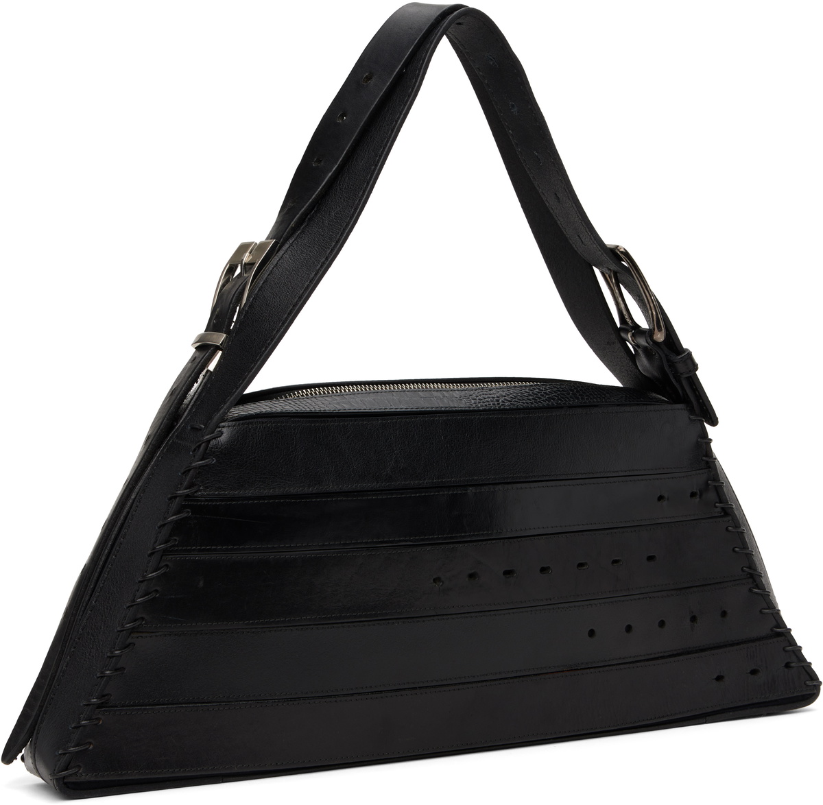 HODAKOVA Black Triangle Belt Bag HODAKOVA