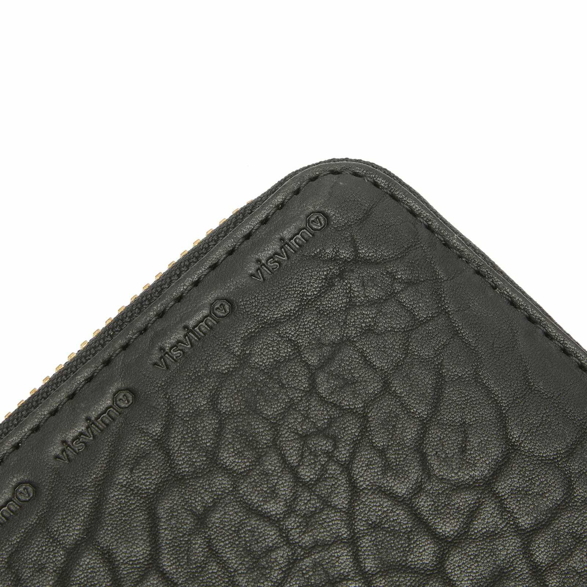 Visvim Men's Leather Bi-Fold Wallet in Black Visvim