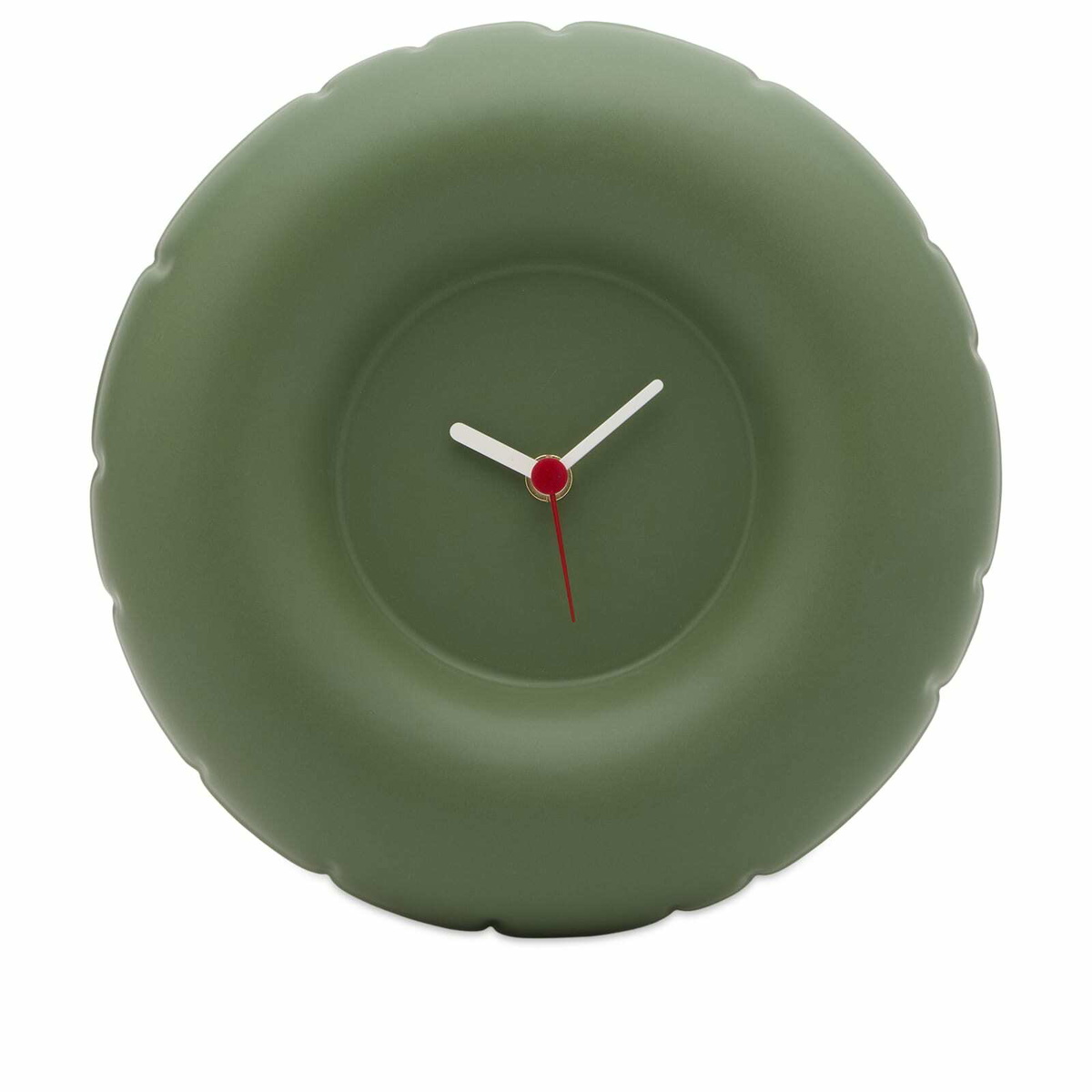Home Studyo Holly Clock in Moss Green 