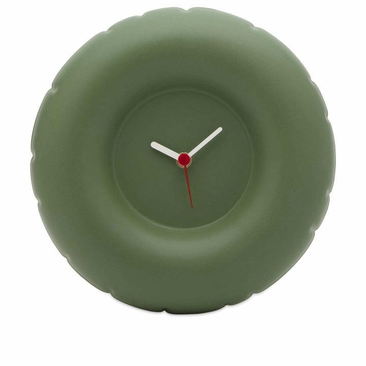 Photo: Home Studyo Holly Clock in Moss Green 