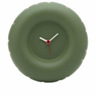 Home Studyo Holly Clock in Moss Green 