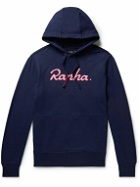 Rapha - Logo-Embroidered Organic Cotton-Jersey Hoodie - Blue