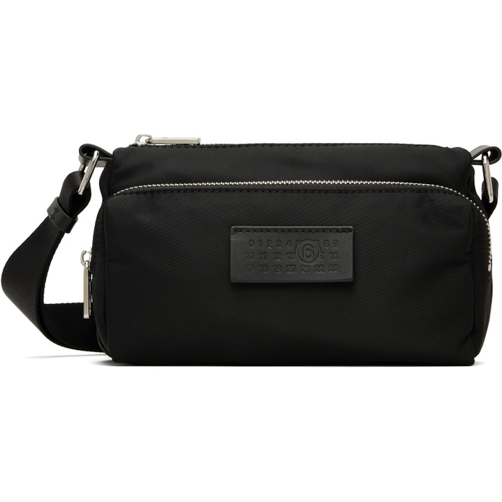 Photo: MM6 Maison Margiela Black Nylon Pockets Crossbody Bag
