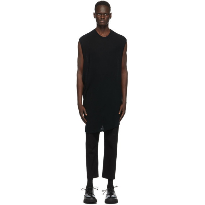 Photo: Julius Black Wool Knit Tank Top