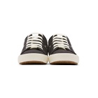 rag and bone Black Canvas Court Sneakers