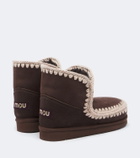 Mou 18 shearling-lined suede ankle boots