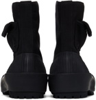 JW Anderson Black Zippered Duck Boots