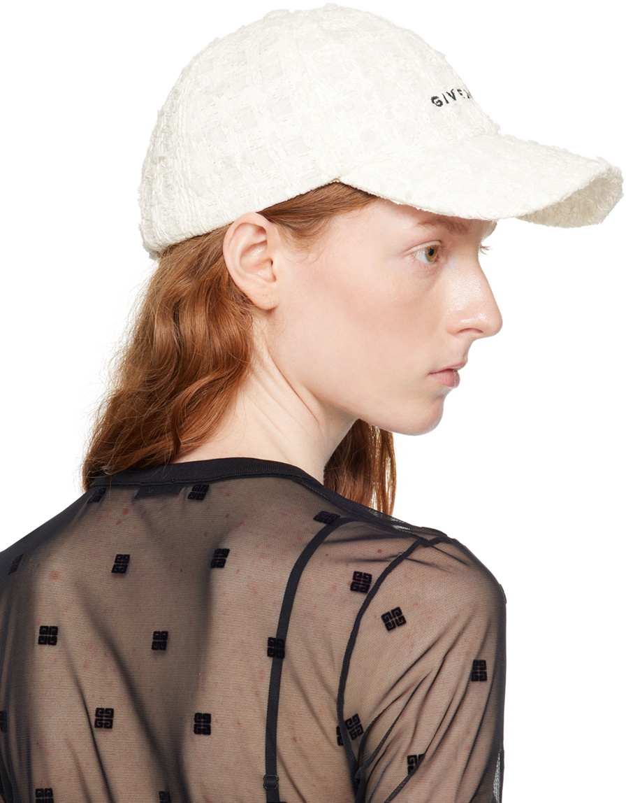 Givenchy Off-White Embroidered Cap